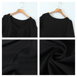 Plus Size Black Pencil Dress