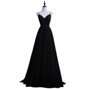 Plus Size Black Sleeveless Evening Dress