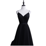 Plus Size Black Sleeveless Evening Dress