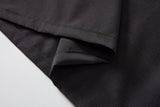 Anaya Plus Size Black Square Neck Short Sleeve Dress