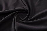 Anaya Plus Size Black Square Neck Short Sleeve Dress