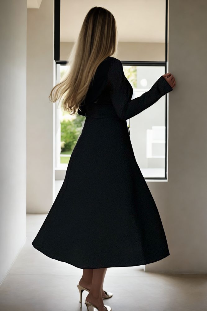 Sweetheart Neck Short Chiffon Dresses Black Plus Size