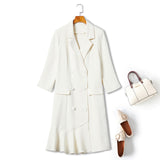 Plus Size Blazer Shirt Dress