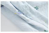 Plus Size Blue Floral Cottage Dress