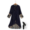 Lauren Plus Size Blue Chinese Oriental Dress