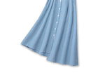 Inaya Plus Size Blue Shirt Dress