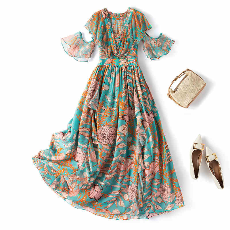 Plus Size Bohemian Off Shoulder Dress– Hello Curve