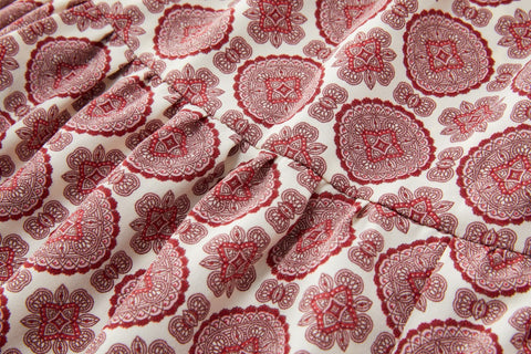 Koa Plus Size Boho Blouse and Skirt Set