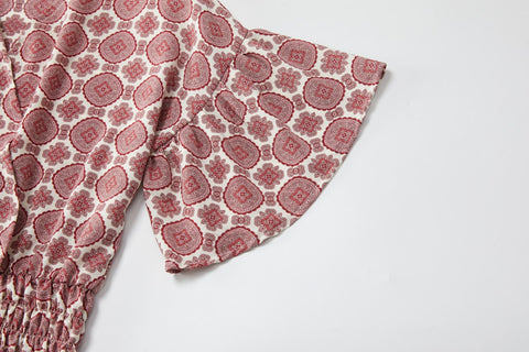 Koa Plus Size Boho Blouse and Skirt Set