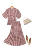 Koa Plus Size Boho Blouse and Skirt Set