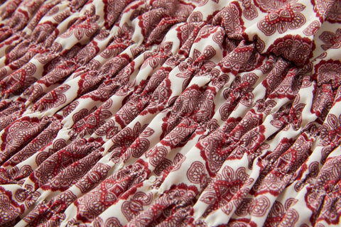 Koa Plus Size Boho Blouse and Skirt Set