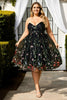 Lauder Plus Size Bustier Floral Tutu Dress