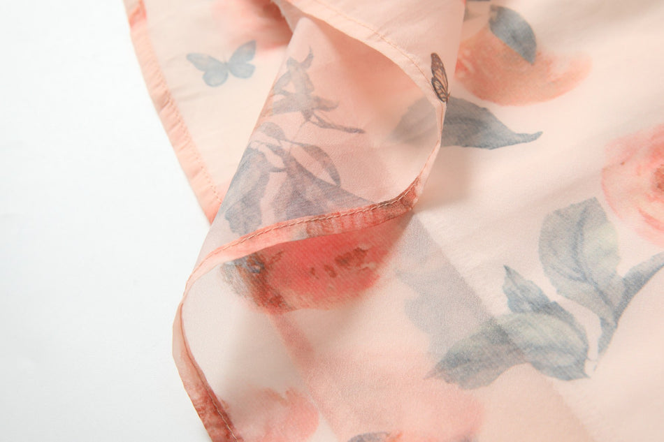 Plus Size Bustier Floral Vintage Dress