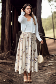 Plus Size Fairy Butterfly Midi Skirt