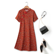 Plus Size Casual A-Line Cheongsam