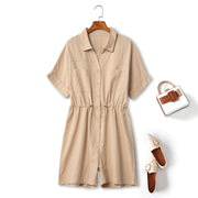 Plus Size Casual Playsuit