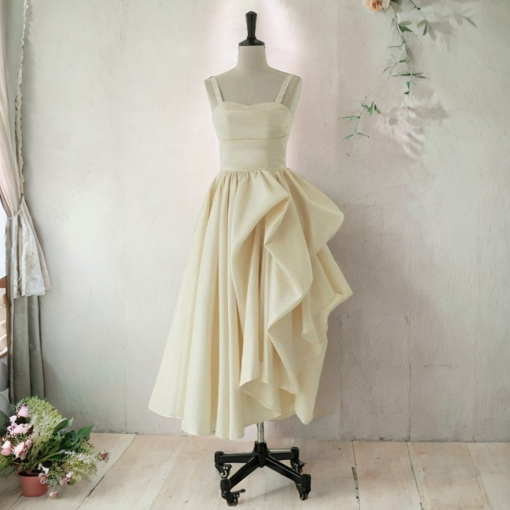 Elia Plus Size Champagne Semi Formal Dress– Hello Curve