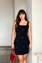 Plus Size Cherry Tank Dress