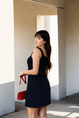 Plus Size Cherry Tank Dress - Side View