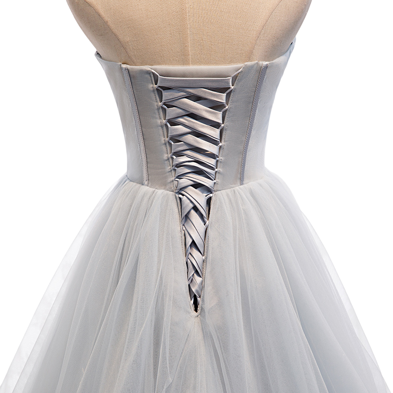 Plus Size Silver Corset Ball Gown