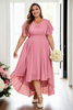 Sorel Plus Size Cowl Neck Chiffon Formal Dress