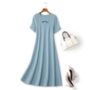 Plus Size Cut Out T Shirt Dress