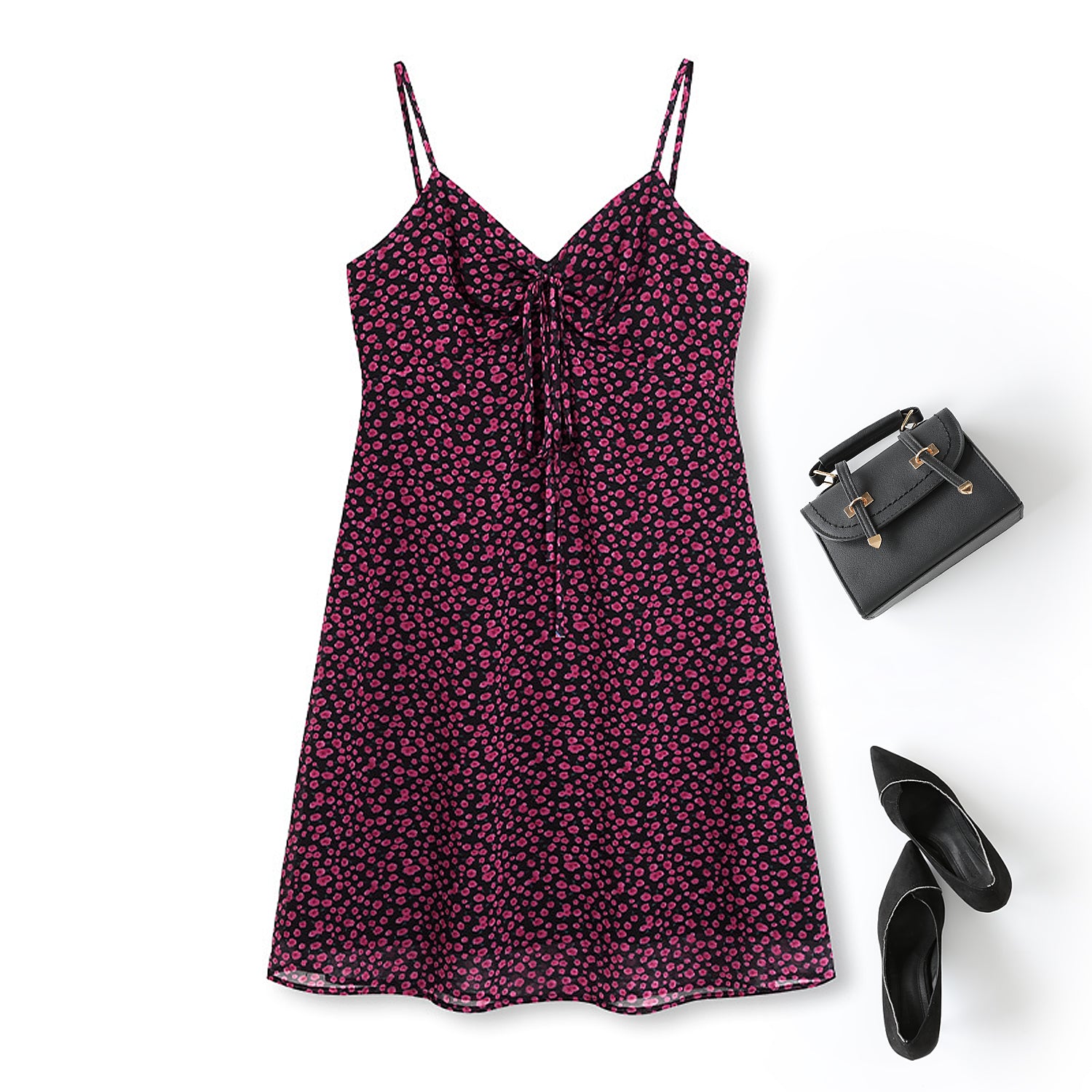 Plus Size Ditsy Floral Babydoll Cami Dress– Hello Curve