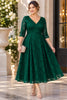 Rosavelle Plus Size Floral Lace Wedding Guest Midi Dress