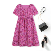 Plus Size Floral Babydoll Dress