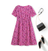 Plus Size Floral Babydoll Dress