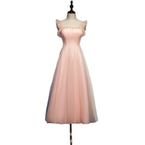 Plus Size Pink Pleat Tulle Midi Dress