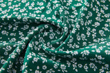 Dixie Plus Size Green Ditsy Floral Dress