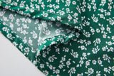 Dixie Plus Size Green Ditsy Floral Dress
