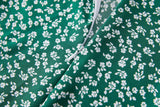 Dixie Plus Size Green Ditsy Floral Dress