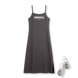 Plus Size Knit Graphic Tank Dress