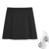 Plus Size Mini Skirt - Black