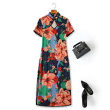 Plus Size Modern Cheongsam Dress