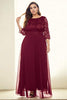 Amora Plus Size Modest Evening Dress