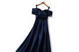 Maeve Plus Size Navy Blue Evening Dress