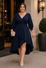 Yvette Plus Size High Low Wedding Guest Dress