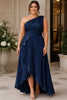 Renée Plus Size Navy One Shoulder Formal Dress