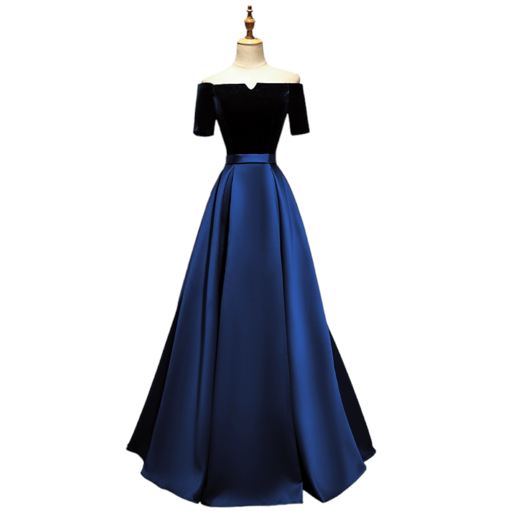 Fashion high neck off shoulder knitted dress  3383 main image 1