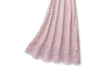 Love Plus Size Nude Pink Lace Dress