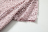 Love Plus Size Nude Pink Lace Dress