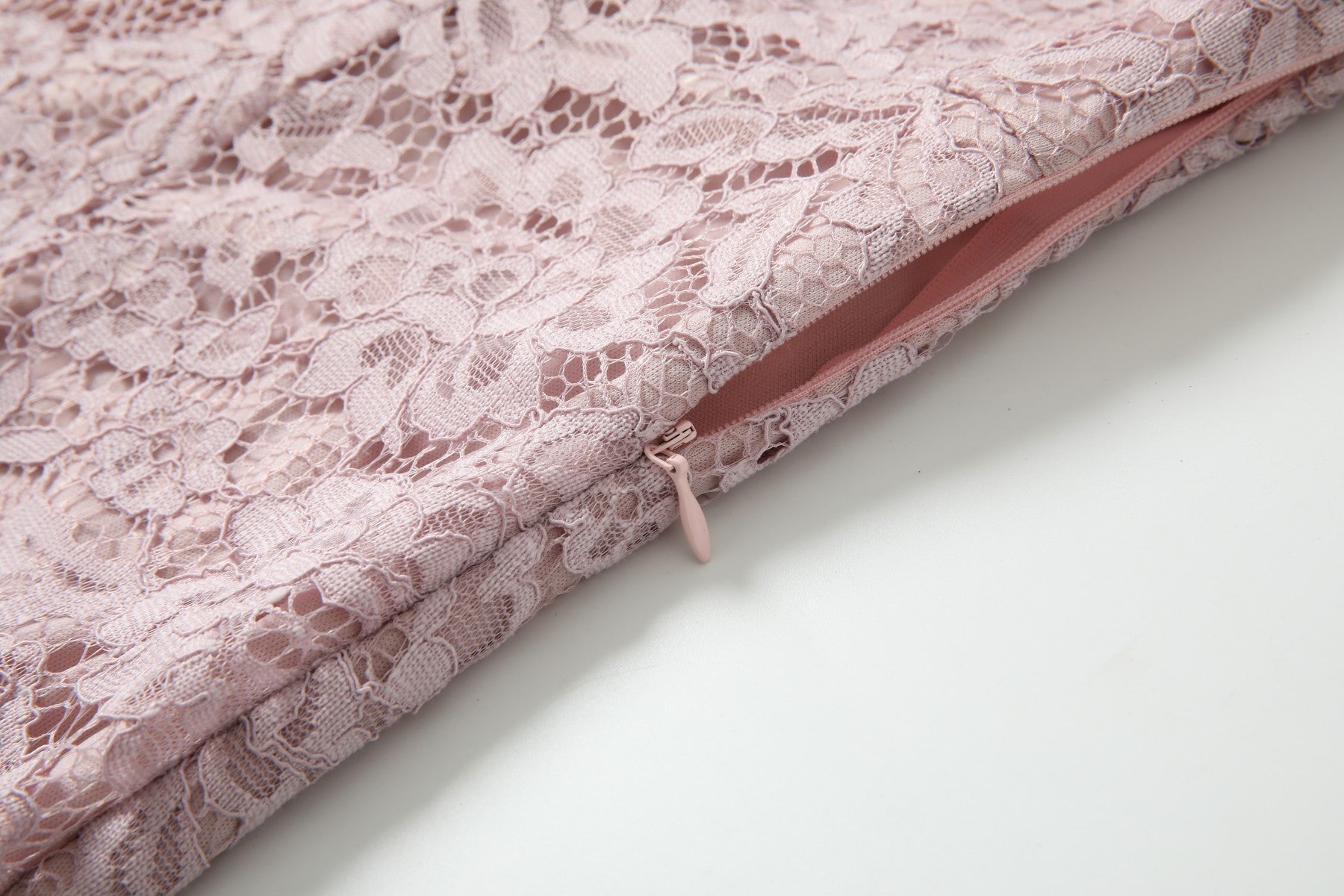 Love Plus Size Nude Pink Lace Dress– Hello Curve