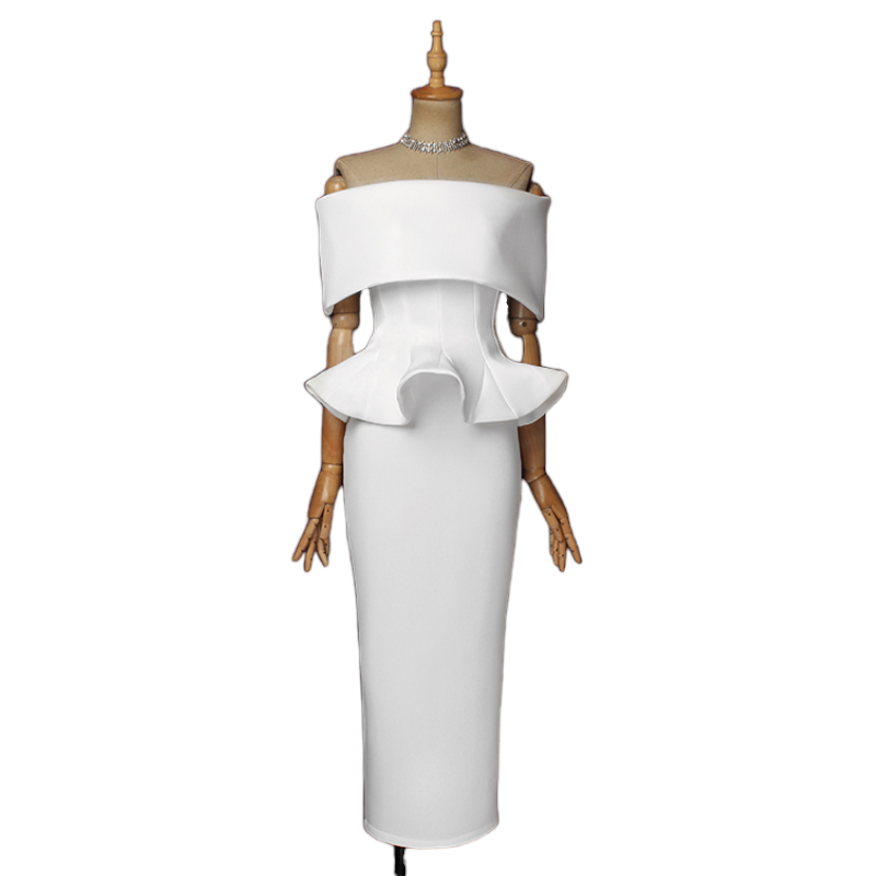 Curve 2024 peplum dress