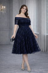 Rosalie Plus Size Off Shoulder Tulle Dress