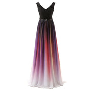 Plus Size Ombre Evening Dress