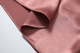Isabela Plus Size Pink Grecian Maxi Dress