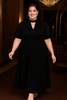 Reverie Plus Size Pleats Formal Maxi Dress